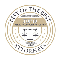 Best of the Best Attorneys Top 10 Personal Injury Attorney 2025 seal
