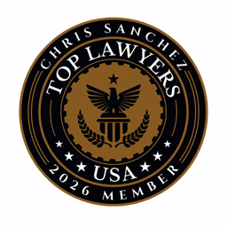 Top Lawyers USA 2026 Member seal awarded to Chris Sanchez